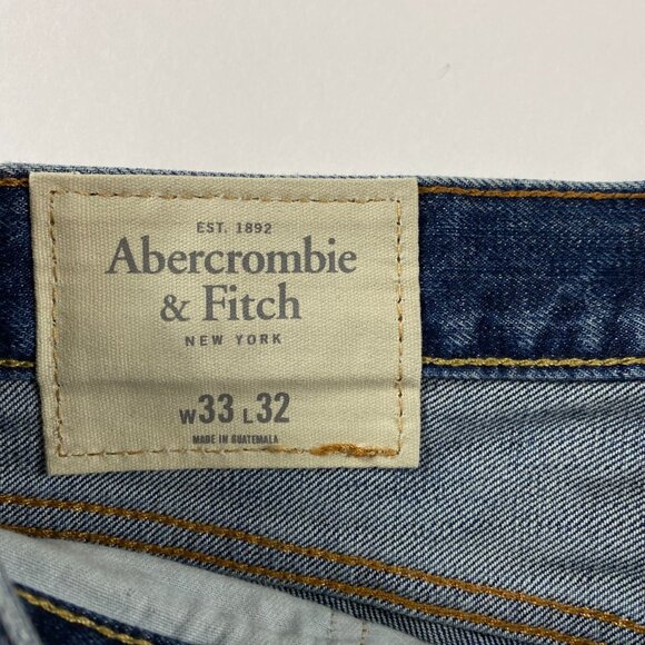 Abercrombie & Fitch The A&F Skinny Jeans Mens 33 x 32 Actual 35 x 32 Cotton - Picture 8 of 14